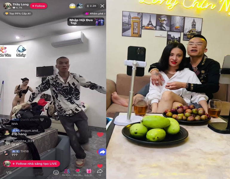 Lộ Clip Vợ Long 9 Ngón Lộ Hàng Trên Livestream Lộ Clip Vợ Long 9 Ngón Lộ Hàng Trên Livestream
