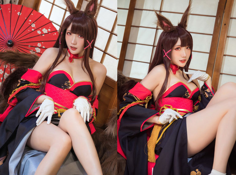 Ảnh Hot 18+ Cosplay Gái Đẹp Cosplay 瓜希酱 赤城 Akagi Ảnh Hot 18+ Cosplay Gái Đẹp Cosplay 瓜希酱 赤城 Akagi