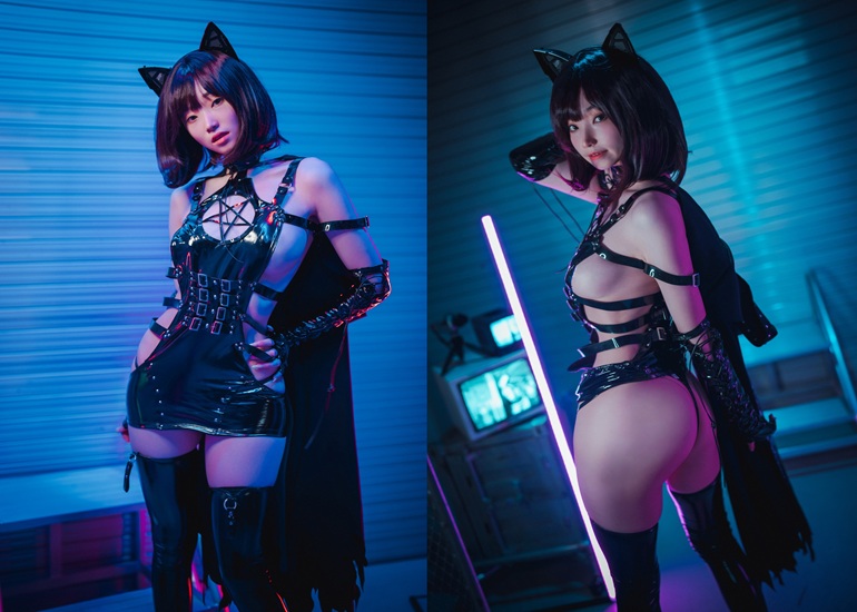 Ảnh Hot 18+ Cosplay G&aacute;i Đẹp Bambi 밤비, [DJAWA] Halloween Nightmare Set.01&nbsp;