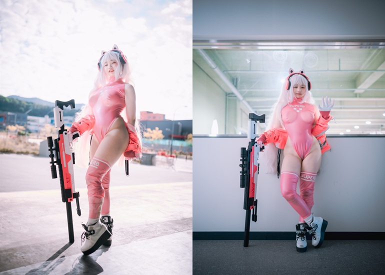 Ảnh Hot 18+ Cosplay G&aacute;i Đẹp Mimmi 밈미, [DJAWA] Nikke Alice Set.02