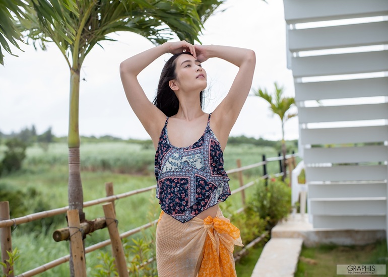 Ảnh Khỏa Th&acirc;n 18+ G&aacute;i Đẹp Suzu Honjo 本庄鈴, [Graphis] Rainy Special [Refresh] Vol.01