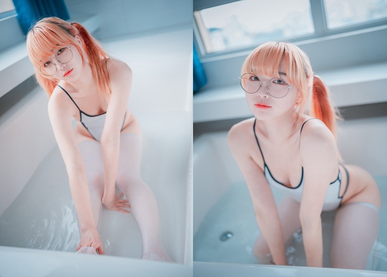 Ảnh Sexy G&aacute;i Đẹp Parkhaag 박하악, [DJAWA] Swimming Lessons #9 Set.02
