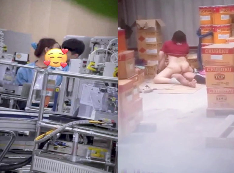 Clip Nóng 18+ Hai Công Nhân Lén Chịch Nhau Tại Khu Công Nghiệp Trong Giờ Làm