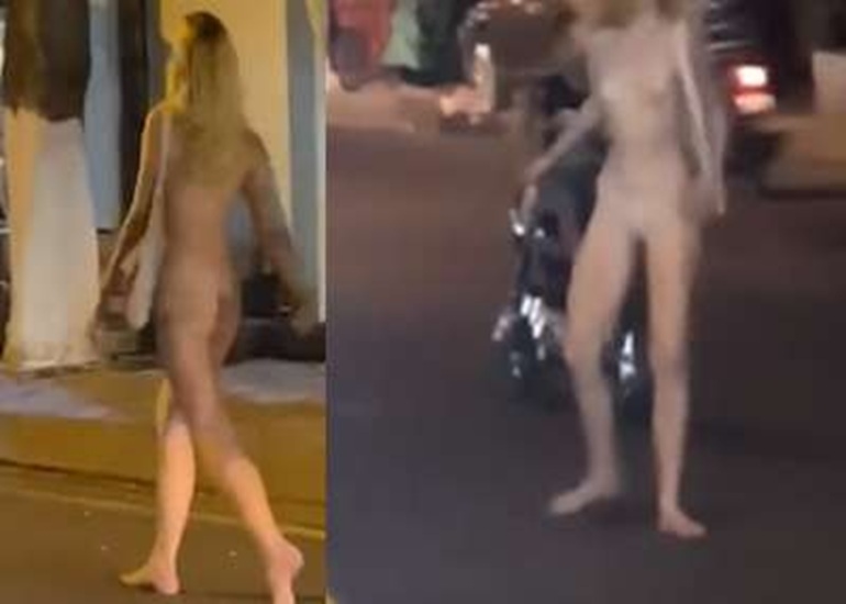 Clip Nóng 18+ Du Khách Nga Khỏa Thân Đi Bộ Giữa Phố Nha Trang