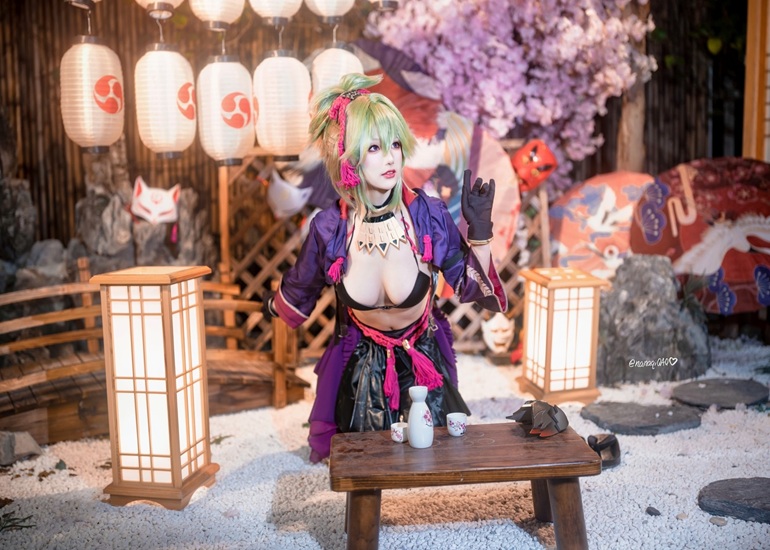 Ảnh Hot 18+ Cosplay Gái Đẹp Cosplay 七七娜娜子 久岐忍同人
