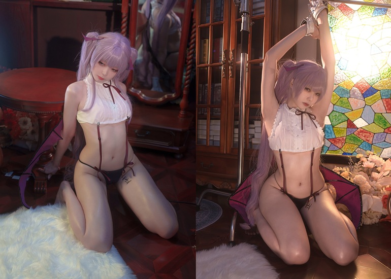 Ảnh Hot 18+ Cosplay Gái Đẹp Cosplay 安食Ajiki 笨拙的小恶魔