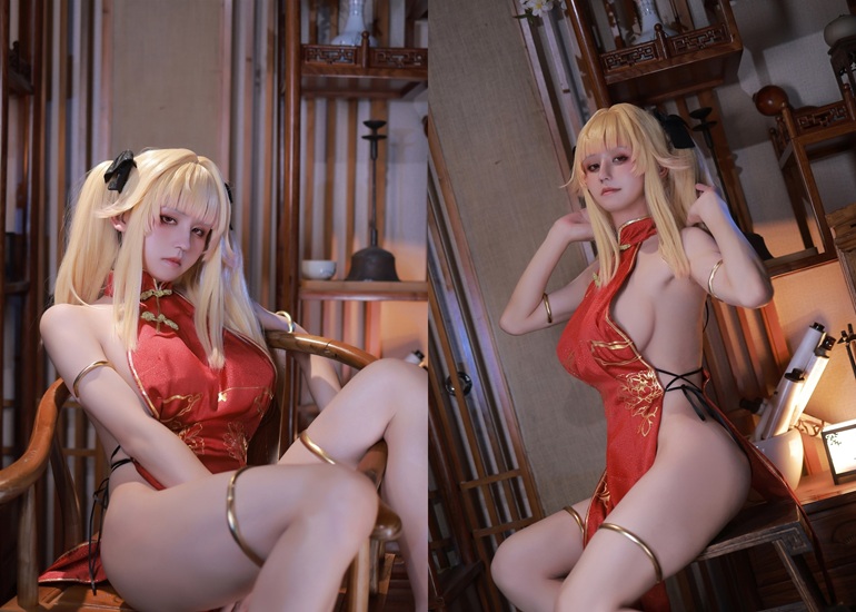 Ảnh Hot 18+ Cosplay G&aacute;i Đẹp Cosplay 桜满三时 萌姬联合 旗袍
