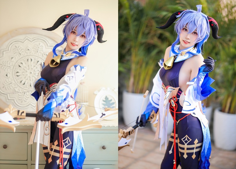 Ảnh Hot 18+ Cosplay Gái Đẹp Cosplay 流年不停 甘雨