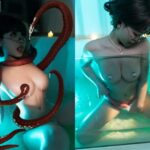 Ảnh Hot 18+ Cosplay Gái Đẹp Cosplay Bangni邦尼 – 触手来袭 Set.02