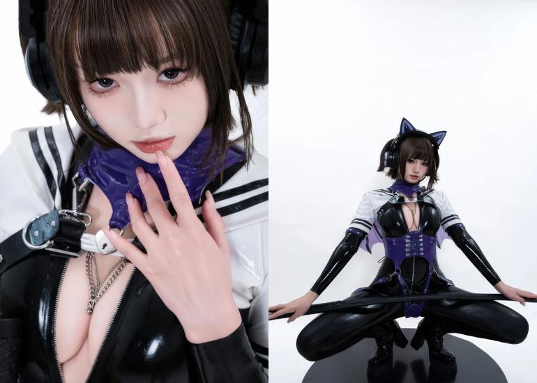 Ảnh Hot 18+ Cosplay Gái Đẹp Cosplay 柒柒要乖哦 – 猎狼女
