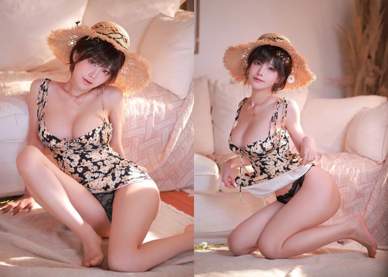 Ảnh Hot 18+ Cosplay G&aacute;i Đẹp Cosplay 水淼Aqua &ndash; summer dress