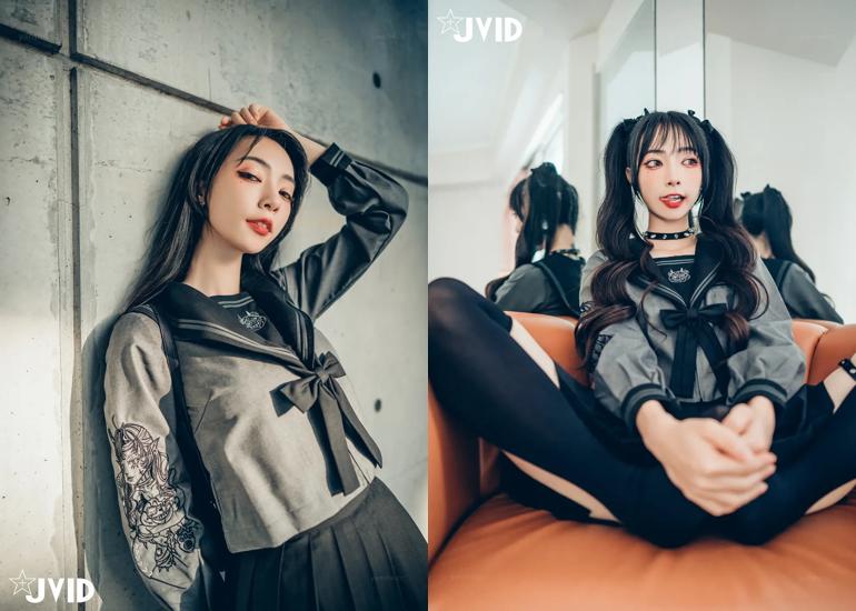 Ảnh Khỏa Thân 18+ Gái Đẹp JVID 飄飄哥 – 色色妄想系列 校花也是大姐頭 Set.01