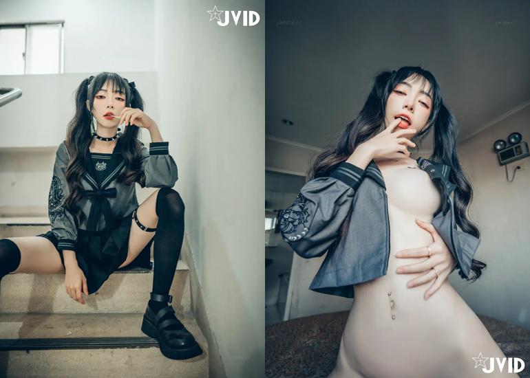 Ảnh Hot 18+ Cosplay Gái Đẹp JVID 飄飄哥 – 色色妄想系列 校花也是大姐頭 Set.02